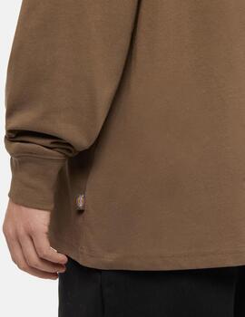 DICKIES CAMISETA LONG SLEEVE LURAY MARRON