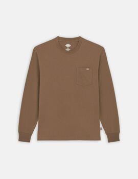 DICKIES CAMISETA LONG SLEEVE LURAY MARRON