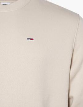 TOMMY SUDADERA BEIGE FLAG CREW