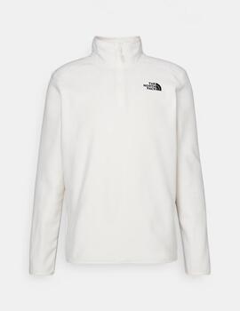 NORTH FACE GLACIER WHITE DUNE 1/4 ZIP