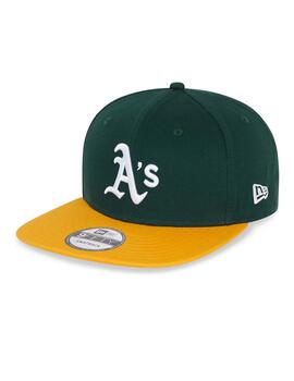 NEW ERA GORRA OAKLAND 9FIFTY VERDE AMARILLA