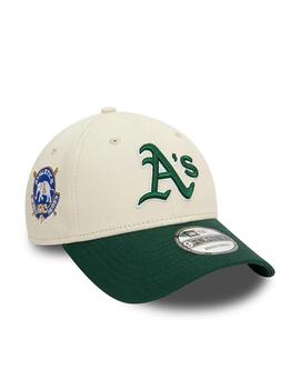 NEW ERA GORRA OAKLAND BEIGE VERDE