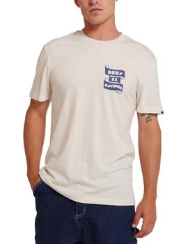 DEUS CAMISETA FOUR FEET WHITE VINTAGE