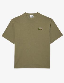 LACOSTE CAMISETA KAKI OVERSIZE