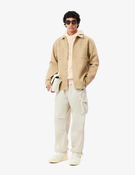 LACOSTE SUDADERA CAPUCHA BEIGE