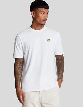 LYLE&SCOTT CAMISETA TARTAN GRAPHIC BLANCA