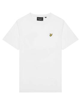 LYLE&SCOTT CAMISETA TARTAN GRAPHIC BLANCA