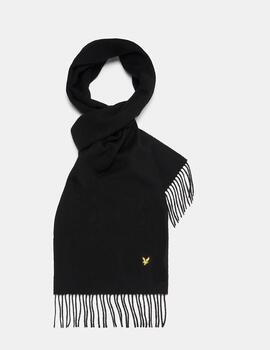 LYLE&SCOTT BUFANDA LAMBSWOOL NEGRA