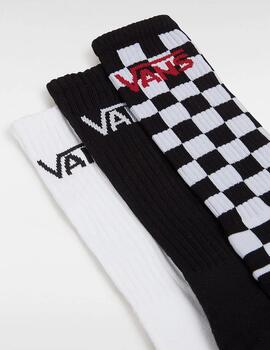 VANS CALCETINES CLASSIC CREW PACK 3