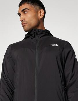 NORTH FACE CHAQUETA NEGRA HOODED WIND