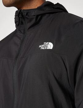 NORTH FACE CHAQUETA NEGRA HOODED WIND