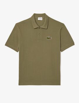 LACOSTE POLO KAKI OVERSIZE