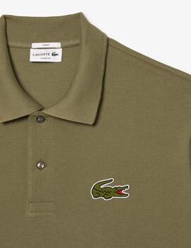 LACOSTE POLO KAKI OVERSIZE