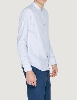 GIANNI LUPO CAMISA RAYAS AZUL