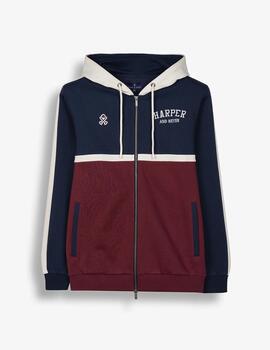 HARPER SUDADERA BETA TAU MARINO