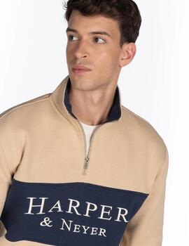 HARPER SUDADERA MARYLAND CAMEL