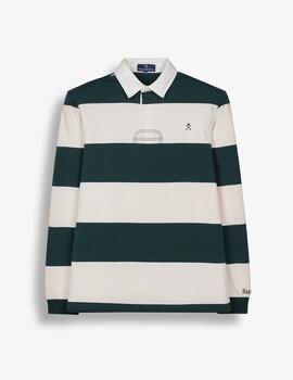 HARPER POLO RUGBY ML VERDE