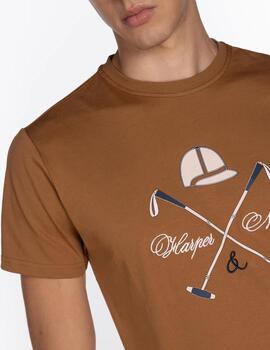 HARPER CAMISETA LUX EQUINE TABACO