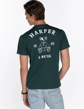 HARPER CAMISETA ARTHUR VERDE BOTELLA