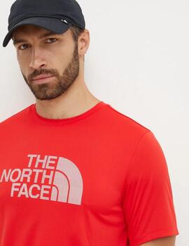 NORTH FACE CAMISETA 24/7 EASY RED HIGH RISK