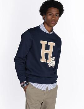 HARPER SUDADERA HARVARD MARINO