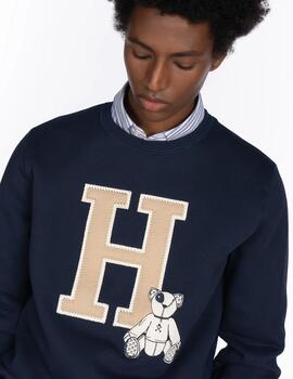 HARPER SUDADERA HARVARD MARINO