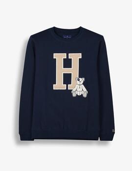 HARPER SUDADERA HARVARD MARINO