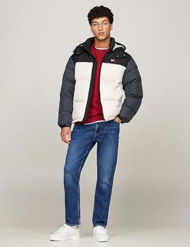 TOMMY CAZADORA ALASKA BLANCA COLORBLOCK