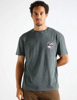 TOMMY CAMISETA REG COMPASS CHARCOAL