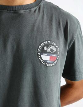 TOMMY CAMISETA REG COMPASS CHARCOAL