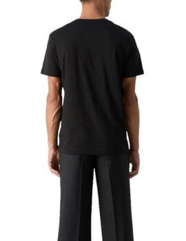 CALVIN KLEIN CAMISETA NEGRA DISTRESSED