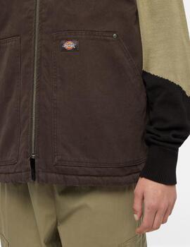 DICKIES CHALECO MARRON DUCK CANVAS VEST