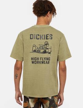 DICKIES CAMISETA VERDE HIGH FLYING