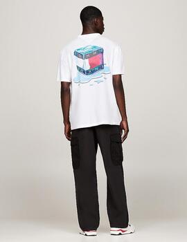 TOMMY CAMISETA NOVELTY REGULAR BLANCA