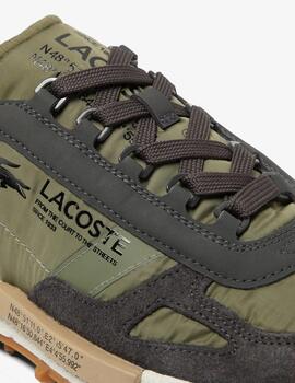 LACOSTE ZAPATILLA ELITE ACTIVE 224 VERDE NEGRA