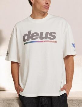 DEUS CAMISETA DIG WHITE VINTAGE