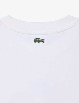 LACOSTE SUDADERA LOGO BLANCA