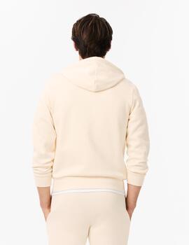 LACOSTE HOODIE CREMALLERA BEIGE