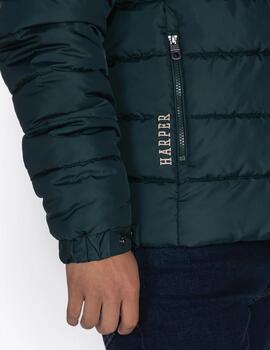 HARPER PARKA GALWAY VERDE BOTELLA