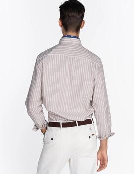 HARPER CAMISA SHORELINE ELITE TABACO