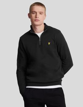 LYLE&SCOTT SUDADERA ZIP NEGRA