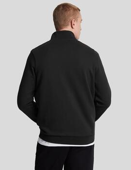 LYLE&SCOTT SUDADERA ZIP NEGRA