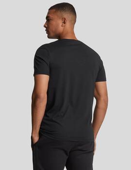 LYLE&SCOTT CAMISETA GRAPHIC BLACK