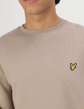 LYLE&SCOTT SUDADERA HERITAGE TAUPE