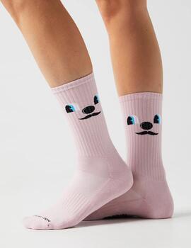 JIMY LION CALCETINES JETHRO FACE PINK