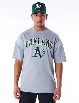 NEW ERA CAMISETA GRIS OAKLAND ATHLETICS