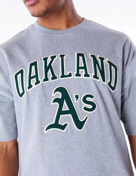 NEW ERA CAMISETA GRIS OAKLAND ATHLETICS