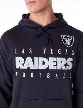 NEW ERA HOODIE NEGRA RAIDER LAS VEGAS