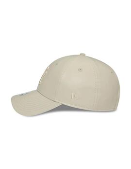 NEW ERA GORRA BEIGE CUERO 9FORTY WOMEN