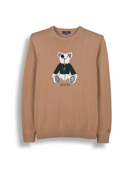 HARPER JERSEY TEDDY CAMEL